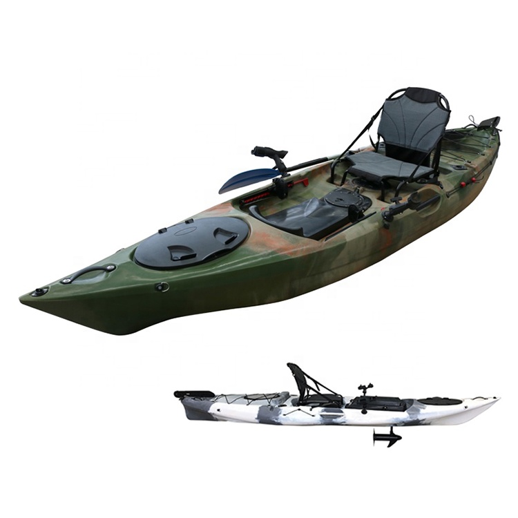 Fishing Kayak Sit On Top - 12.46 'カヤックは電動カヤックが付いているトップの釣りモーター カヤックに座ります