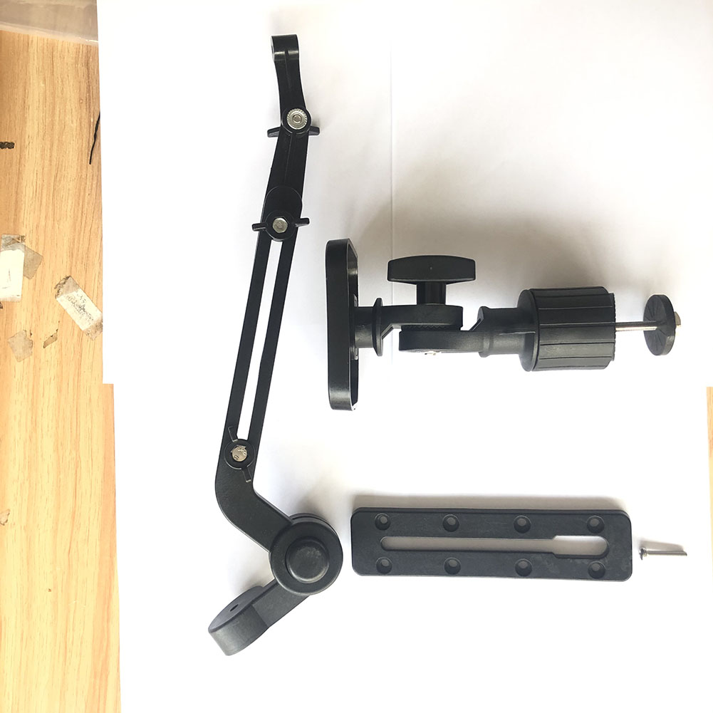 Fishing Kayak Fish Finder Mount - 部分ブラケット 魚群探知機 カヤック釣り用マウント 調整可能 防振ボールスリーブ構造 ベースブラケット