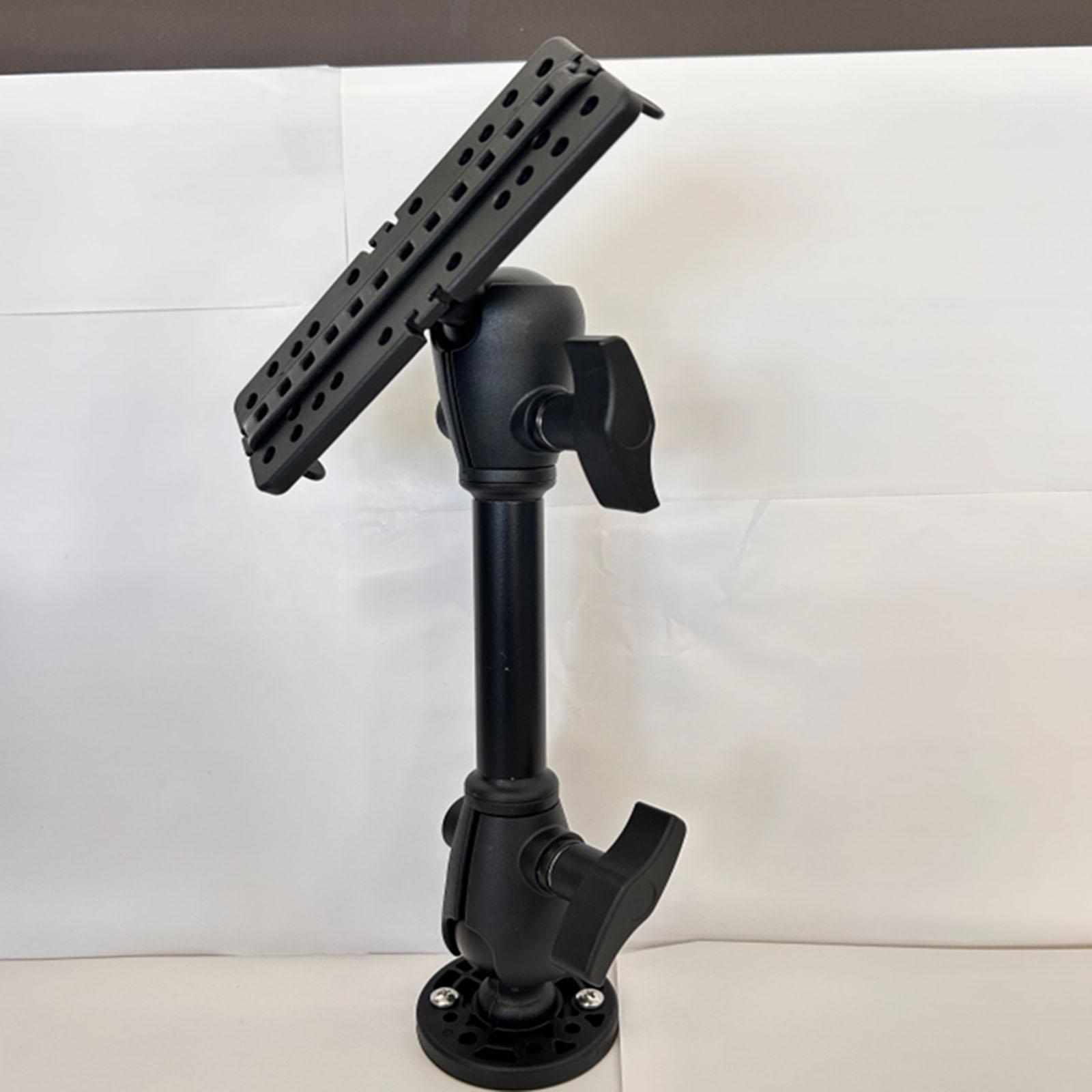 Fishing Kayak Fish Finder Mount - 魚群探知機マウントベース 調整可能なモニターマウント プレドリルプレート付き カヤック釣り用電子機器に簡単に取り付け可能