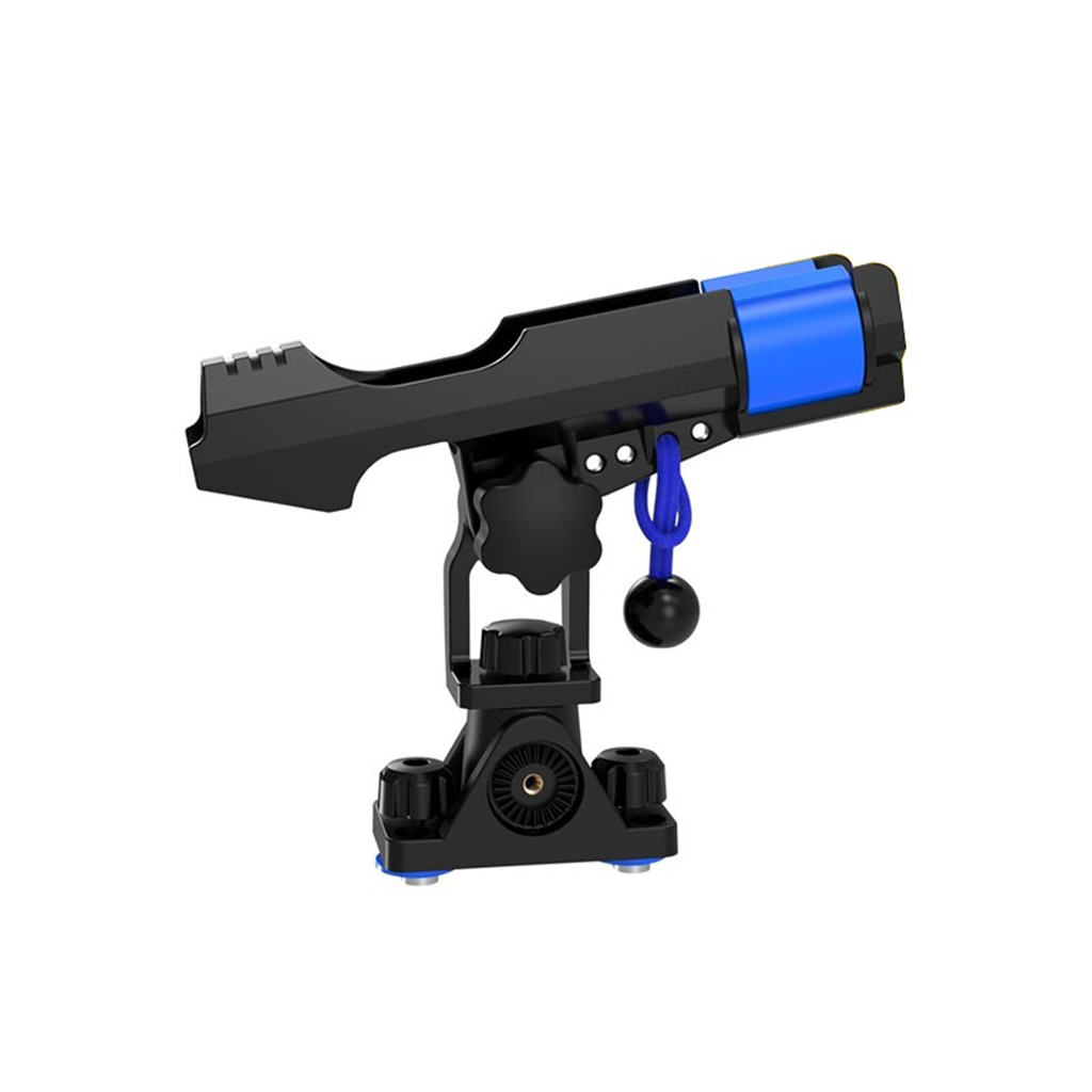 Fishing Kayak Rod Holder - 釣り竿ホルダー デュアルロックバンジーシステム付きボートカヤック用 超安定デュアルTボルトベース カヌーカヤック用釣り竿ホルダー