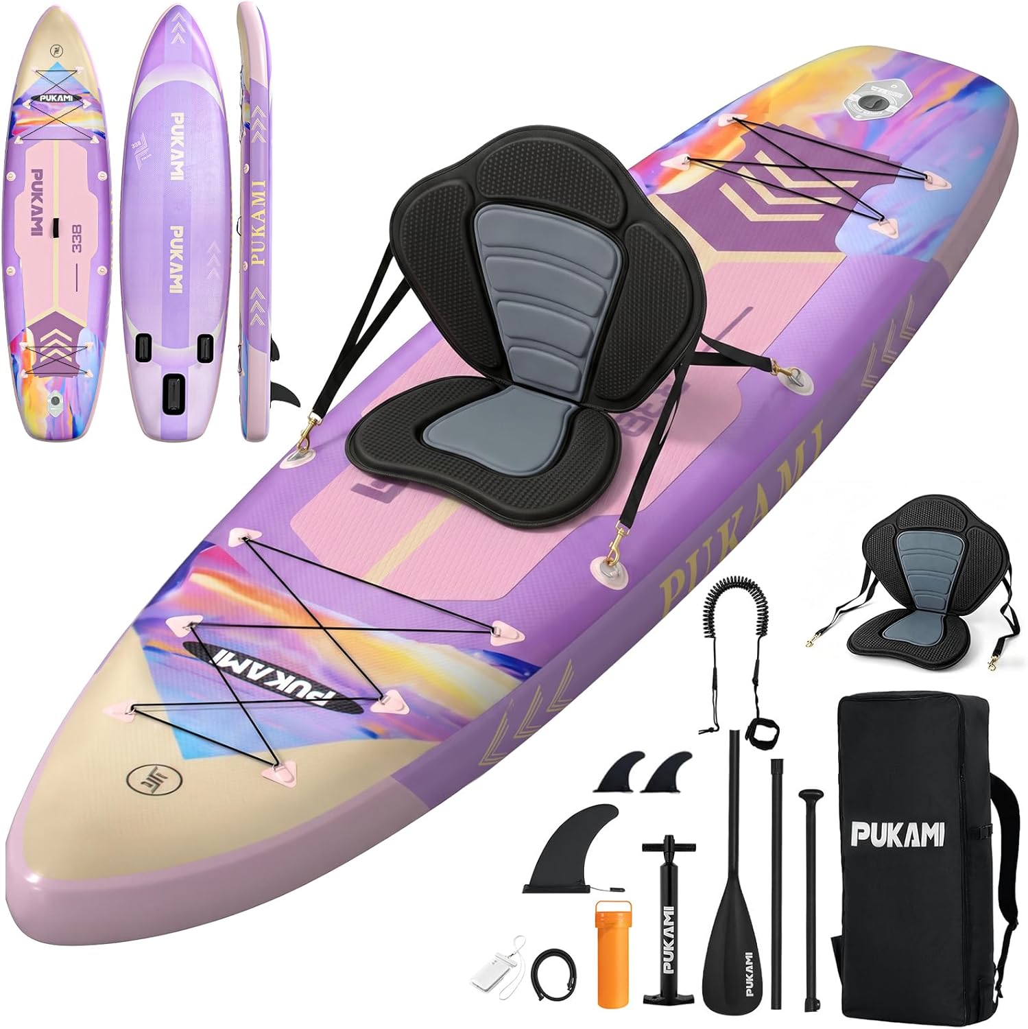 Fishing Kayak Seat - エクストラワイドインフレータブルスタンドアップパドルボード、11'1
