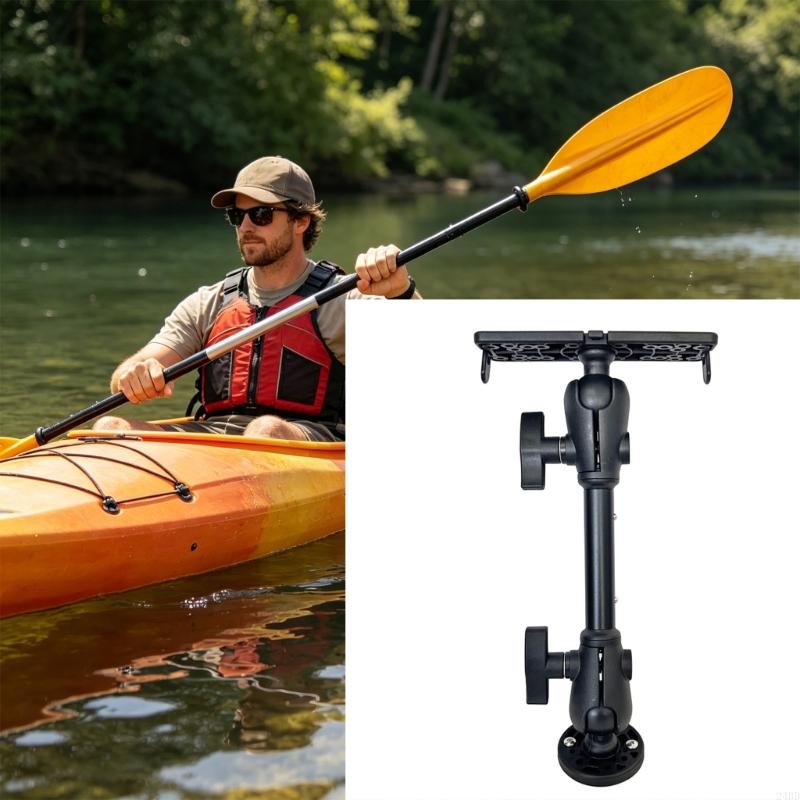 調整可能な魚群探知機マウントベース 360 度回転カヤック魚 - Fishing Kayak Fish Finder Mount のレビューと価格
