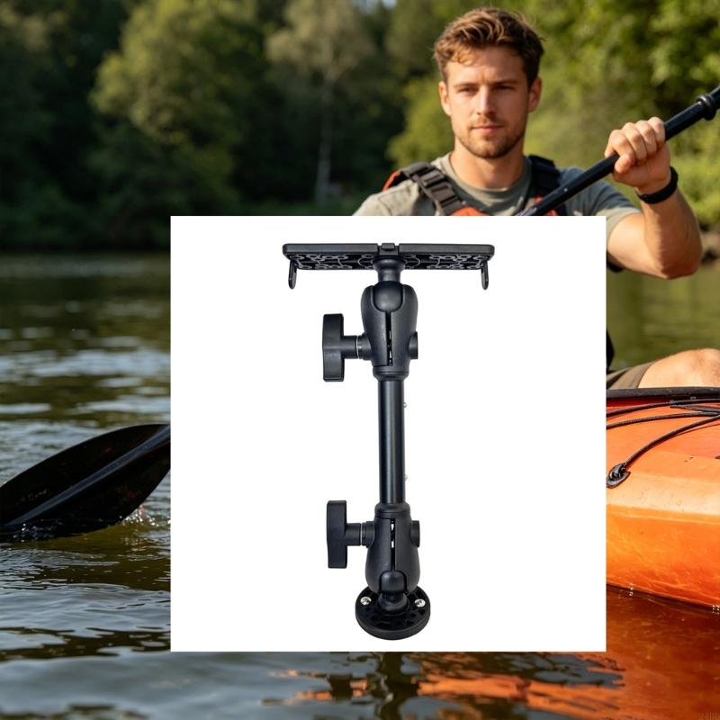 調整可能な魚群探知機マウントベース 360 度回転カヤック魚 - Fishing Kayak Fish Finder Mount のレビューと価格