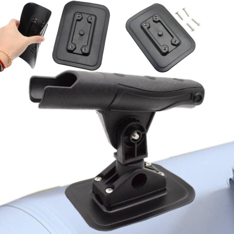1 セットインフレータブルボート釣り竿ホルダー固定ベース P - Fishing Kayak Fish Finder Mount のレビューと価格