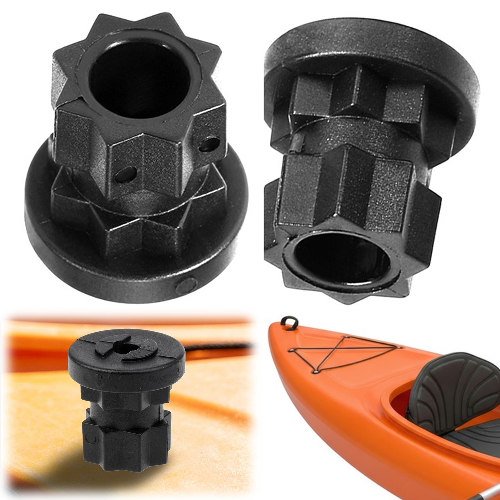 カヤックマウントラック軽量カヌーボート釣り竿ホルダー防錆魚探 - Fishing Kayak Fish Finder Mount のレビューと価格