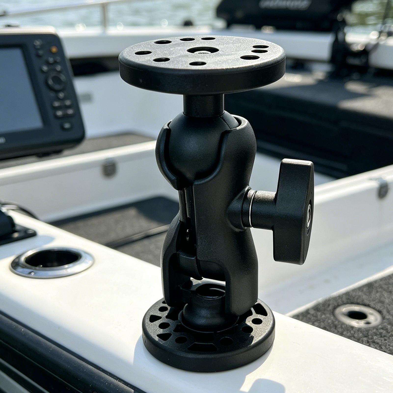 カヤック魚群探知機マウント 360度調整可能 カヤックトラン - Fishing Kayak Fish Finder Mount のレビューと価格