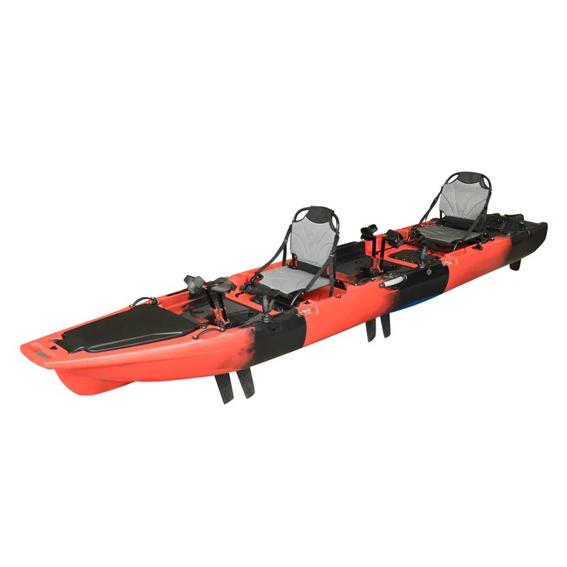 ホットセール 14フィート 2人乗り ダブルペダル シットオ - Fishing Kayak Pedal Drive のレビューと価格