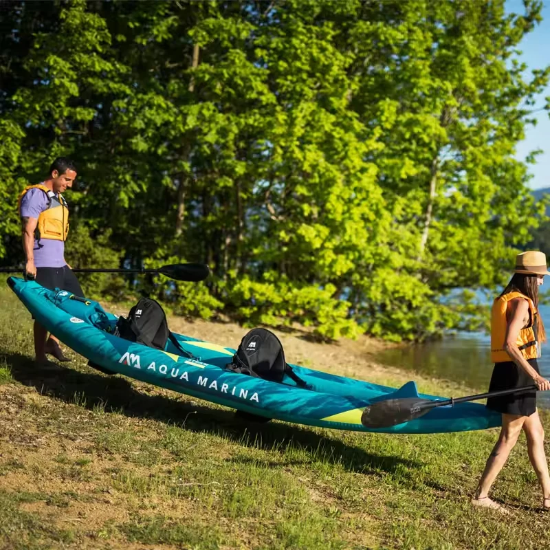 カヌーカヤック インフレータブルボート 1～2人乗り 840 - Fishing Kayak Seat のレビューと価格