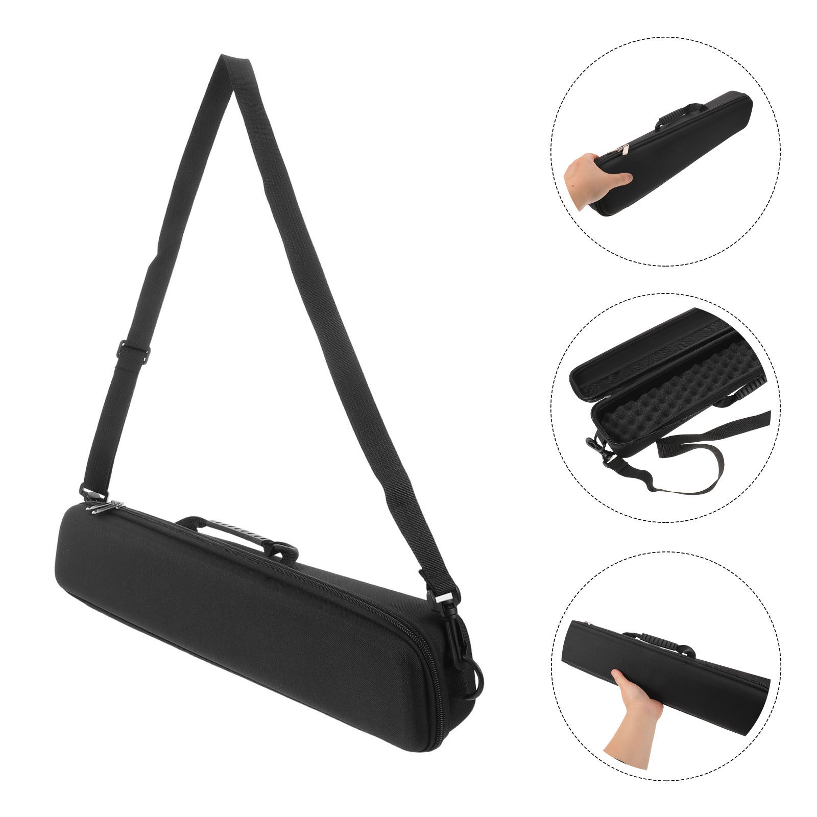 ハードシェル釣り竿ケース 防水EVA保護トラベルロッドオーガ - Fishing Kayak Storage Bag のレビューと価格