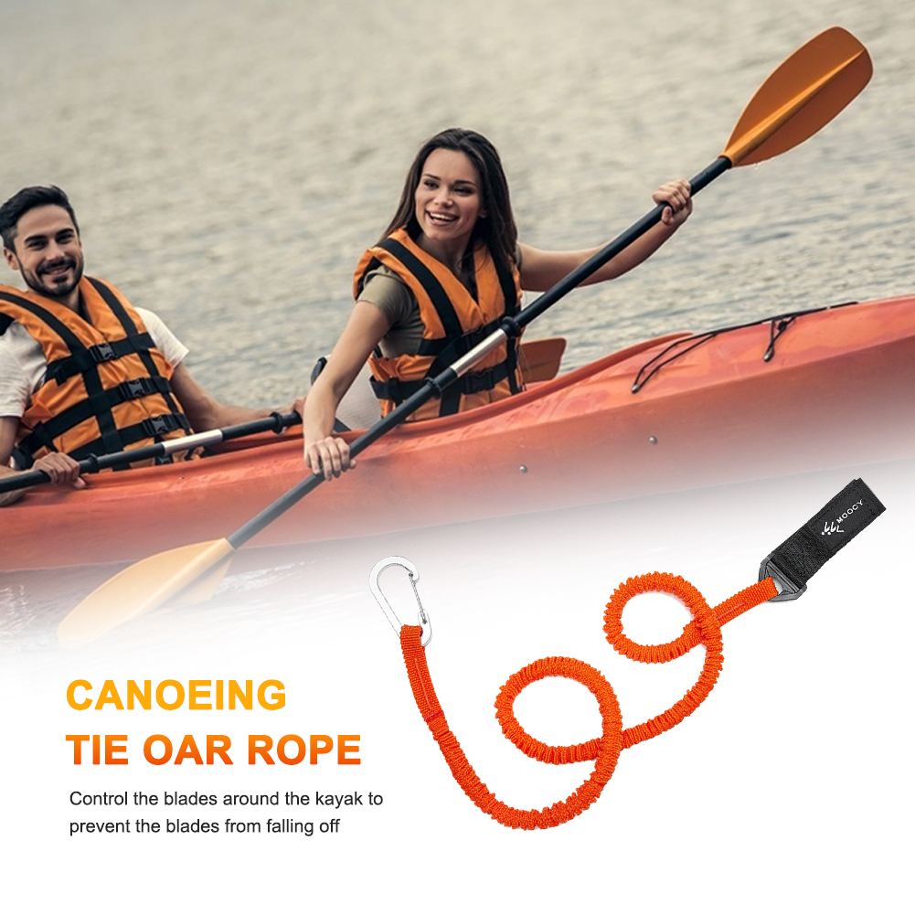 ナイロン弾性カヤックカヌーパドルリーシュ安全ボート釣り竿ポー - Fishing Kayak Paddle Leash のレビューと価格