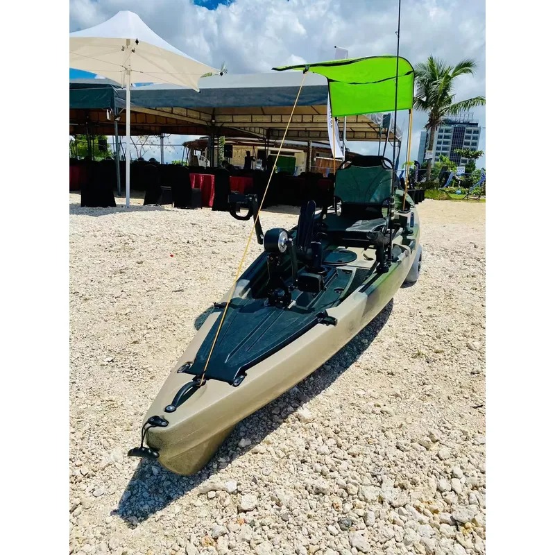 シングルペダル電動モーター釣り用モーター カヤック用電動モー - Fishing Kayak Sit On Top のレビューと価格