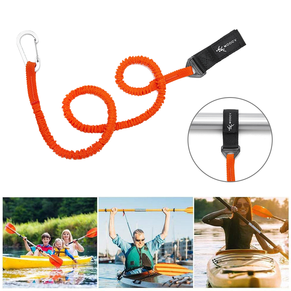 4 個のカヤックロッドリーシュ伸縮性カヤックパドルストラップ - Fishing Kayak Paddle Leash のレビューと価格