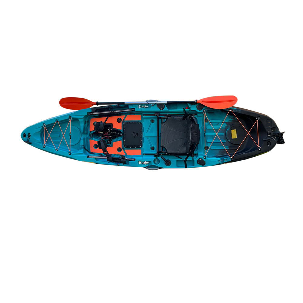 2ピースモジュラーペダルドライブフィッシングカヤック防水トッ - Fishing Kayak Pedal Drive のレビューと価格