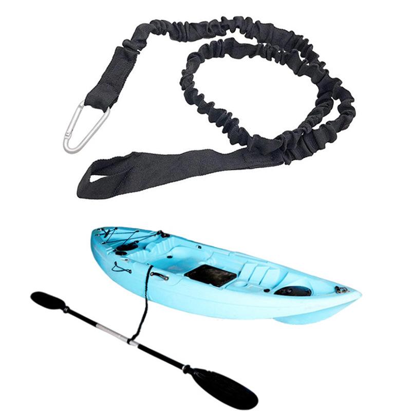 調節可能な弾性カヤックロッドランヤードカヌーパドルリーシュ釣 - Fishing Kayak Paddle Leash のレビューと価格