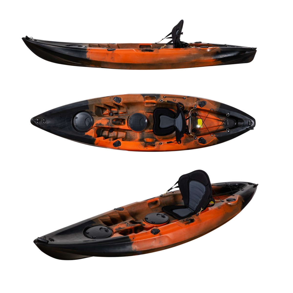 プロのプラスチック製カヤック,1人釣り,中国製,3年間の保証 - Fishing Kayak Sit On Top のレビューと価格