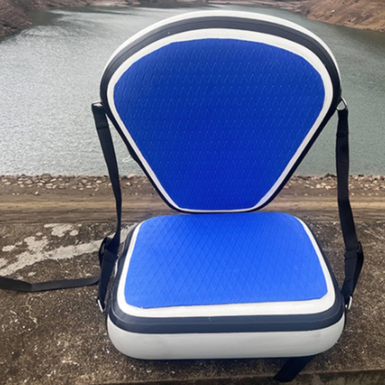 インフレータブルカヤックシートバックレストサポートインフレー - Fishing Kayak Seat のレビューと価格