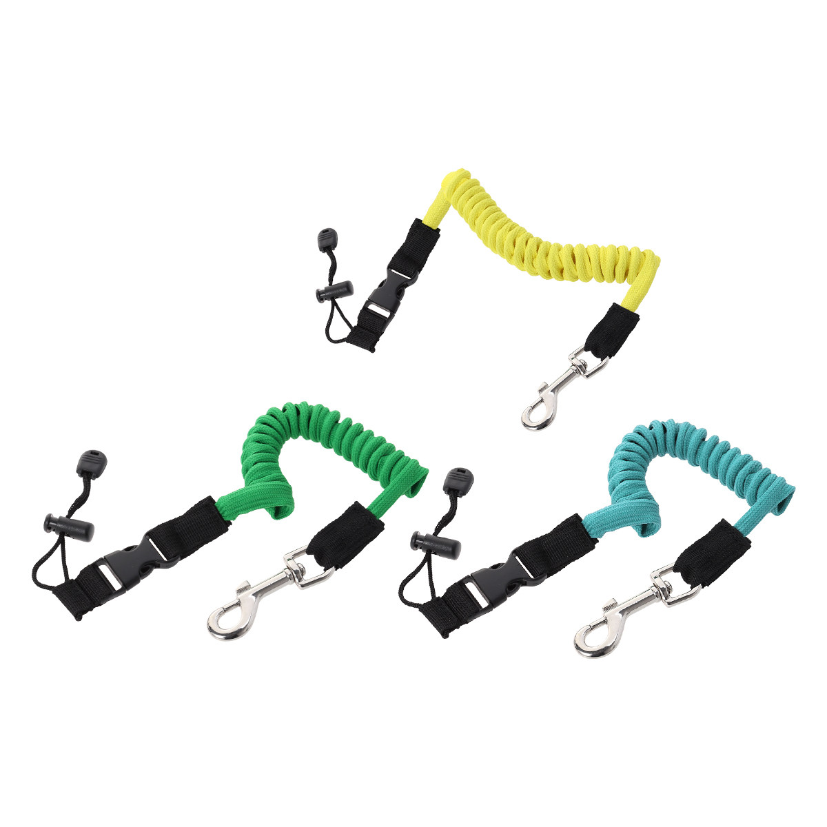 パドルロープ カヌー カヤック リーシュ 亜鉛合金フック 厚 - Fishing Kayak Paddle Leash のレビューと価格