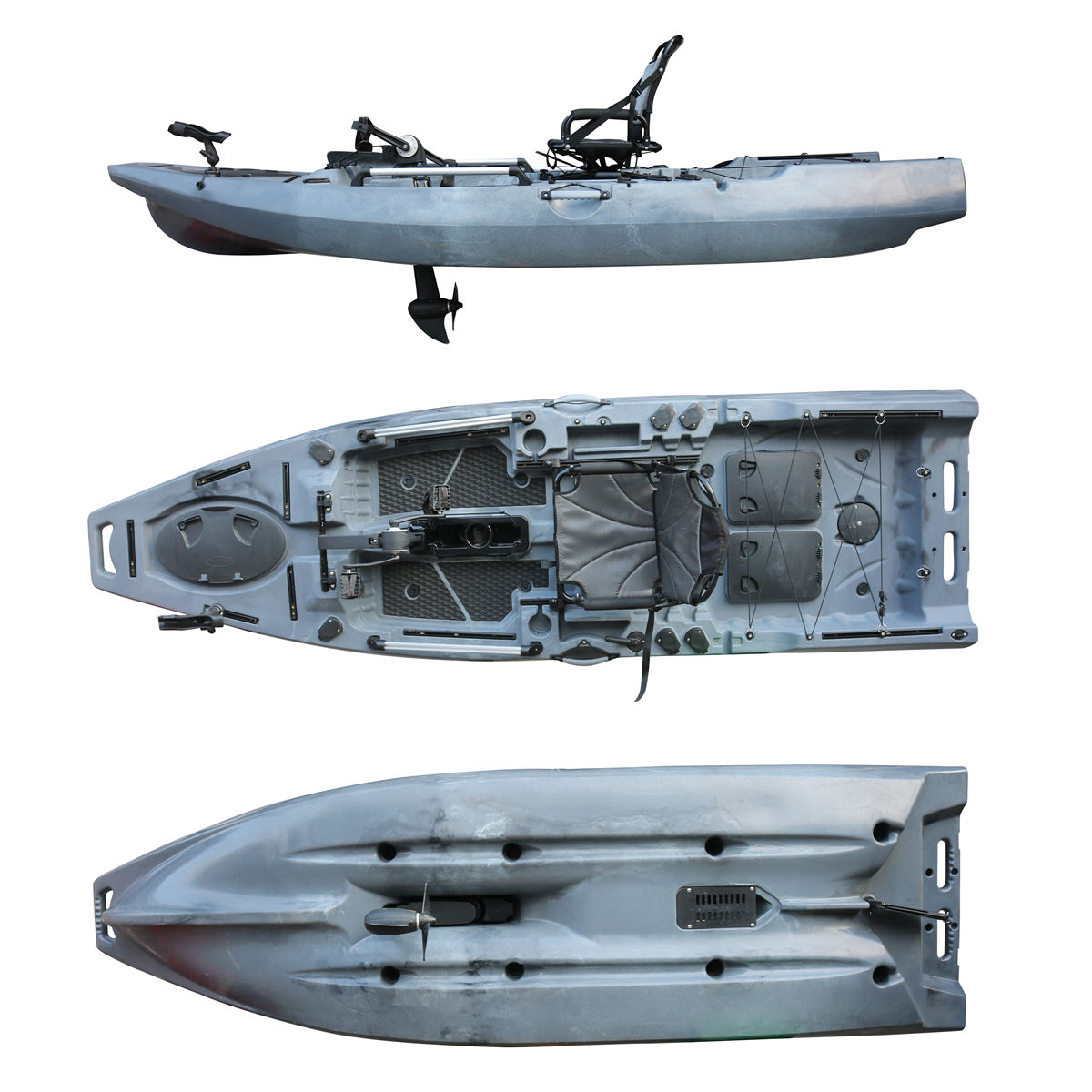 バイキング2026 1人乗りフィッシングカヤック ペダル駆動 - Fishing Kayak Sit On Top のレビューと価格