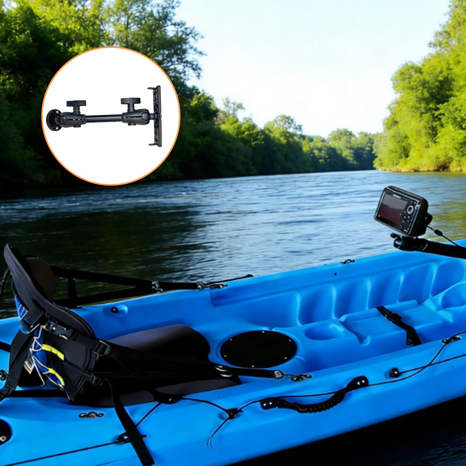 360 °   回転式魚群探知機マウントベース軽量電子モニタ - Fishing Kayak Fish Finder Mount のレビューと価格