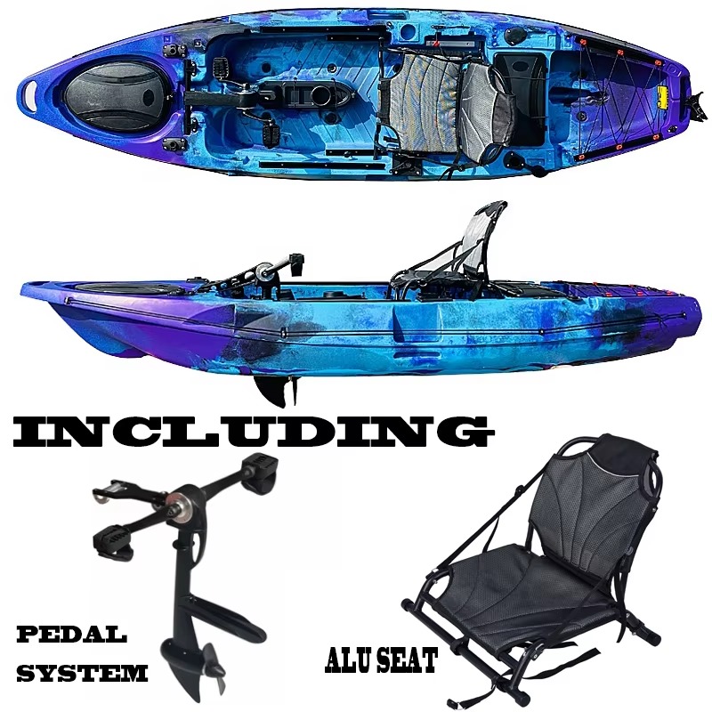 釣り人向けのプロ仕様シートオントップペダル式オーシャンシーフ - Fishing Kayak Sit On Top のレビューと価格